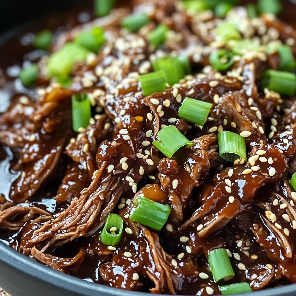 Easy Slow Cooker Korean Beef