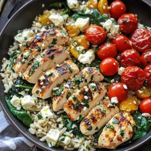Greek Chicken and Lemon Rice (30 Minutes, One-Pot)