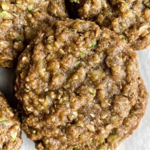 Healthy Zucchini Oatmeal Cookies