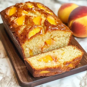 Heavenly Peach Bread