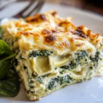 High Protein Spinach Artichoke Bake (Keto, Low-Carb)
