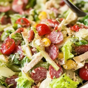 Italian Grinder Salad (Chopped Sub Salad)