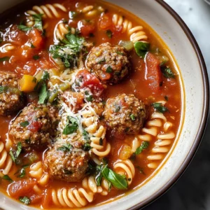 Italian Meatball Soup