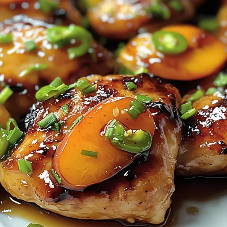 Jalapeño Peach Glazed Chicken Recipe