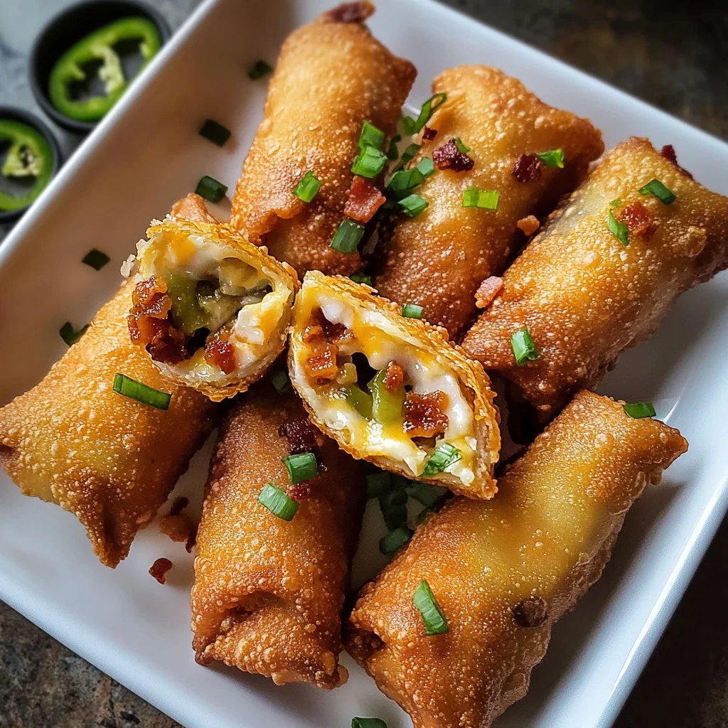 Jalapeno Popper Egg Rolls