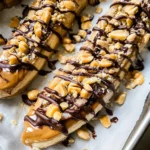 Low Calorie Frozen Banana Snickers