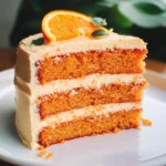 Orange Velvet Cake with Orange Cream Cheese Frosting