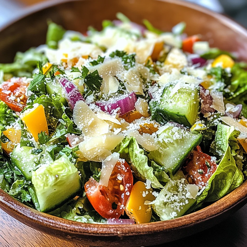 Parmesan Chopped Salad