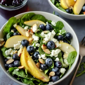 Spinach Arugula Salad with Lemon Vinaigrette
