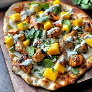 Tandoori Chicken Naan Pizza: A Flavorful Twist on Tradition