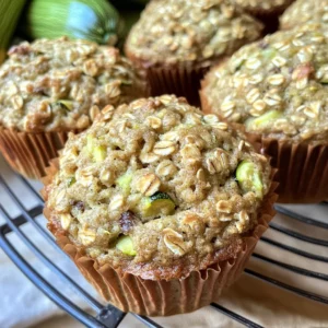 Zucchini Oatmeal Muffins