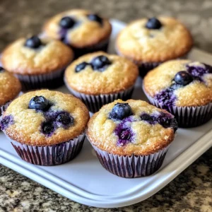 blueberry lemon sourdough muffins