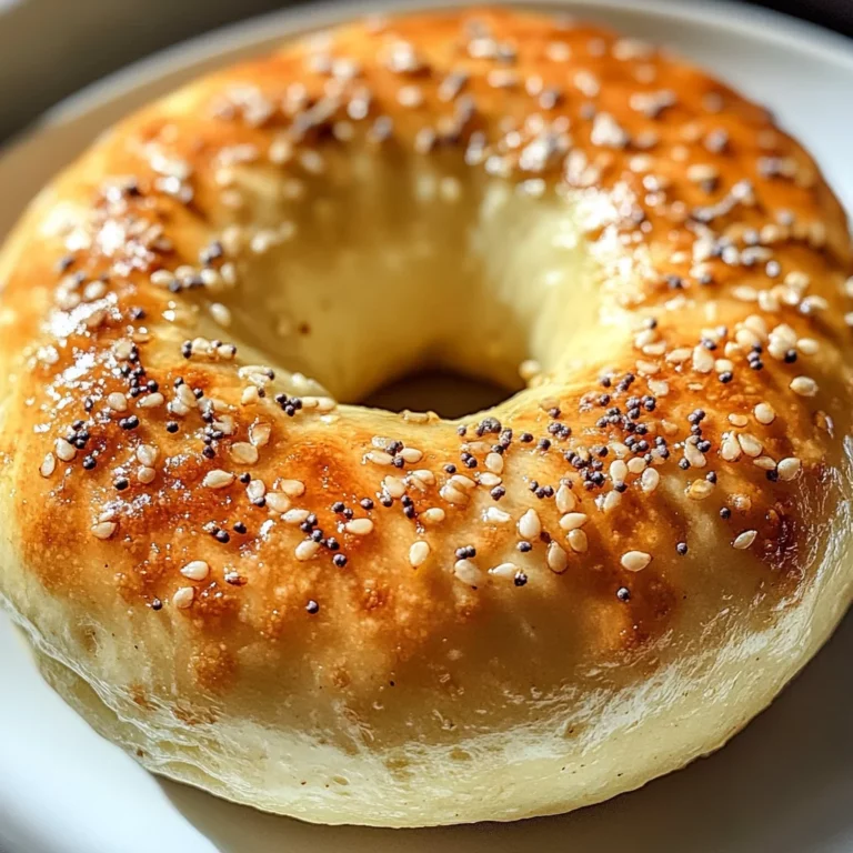 high protein air fryer bagels (quick recipe)