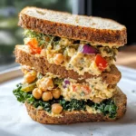 10 Minute Smashed Chickpea Salad Sandwich
