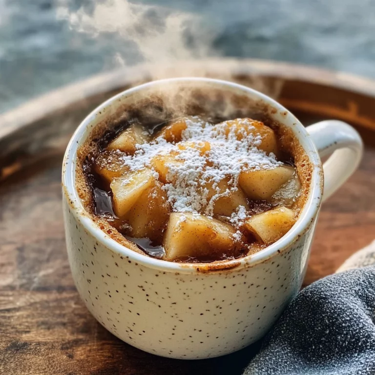 Apple Mug Cake