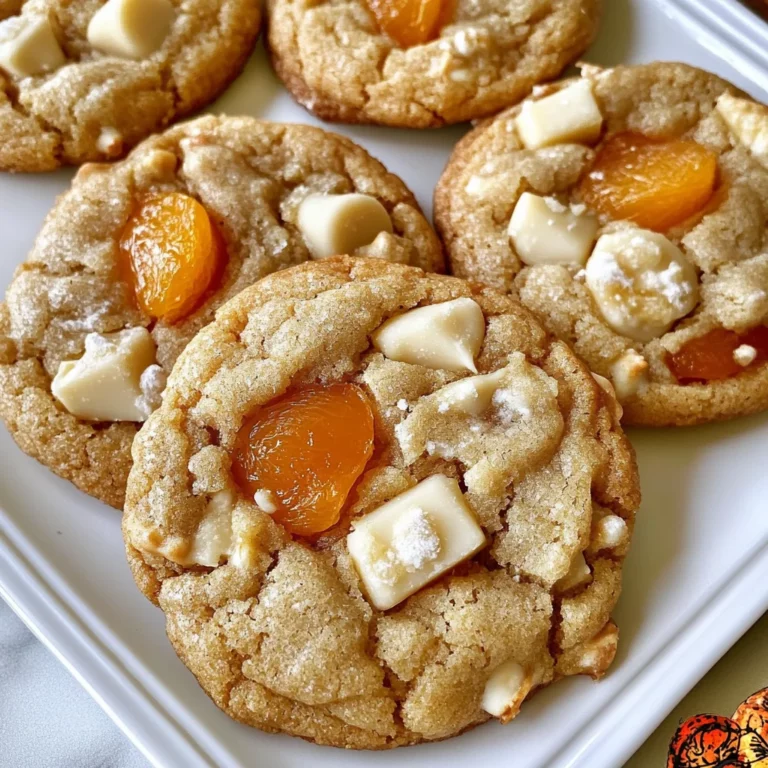 Apricot White Chocolate Cookies