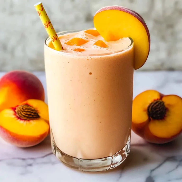 Banana Peach Smoothies