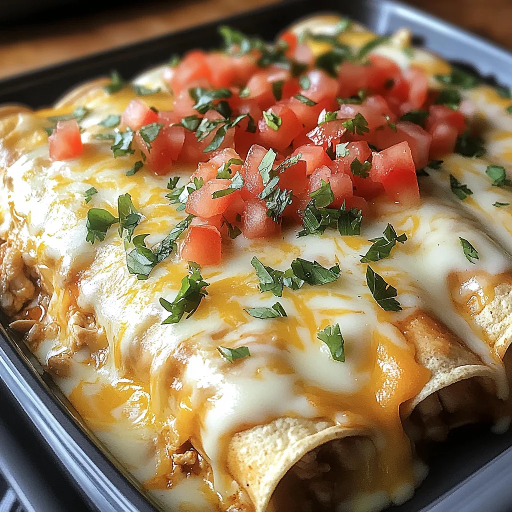 Creamy Queso Chicken Enchiladas for Effortless Family Dinners
