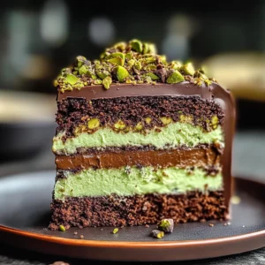 Dubai Chocolate Pistachio Cake