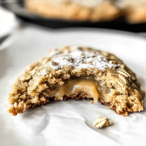 Gooey Butter Oatmeal Cookies (Crack Pie Cookies)