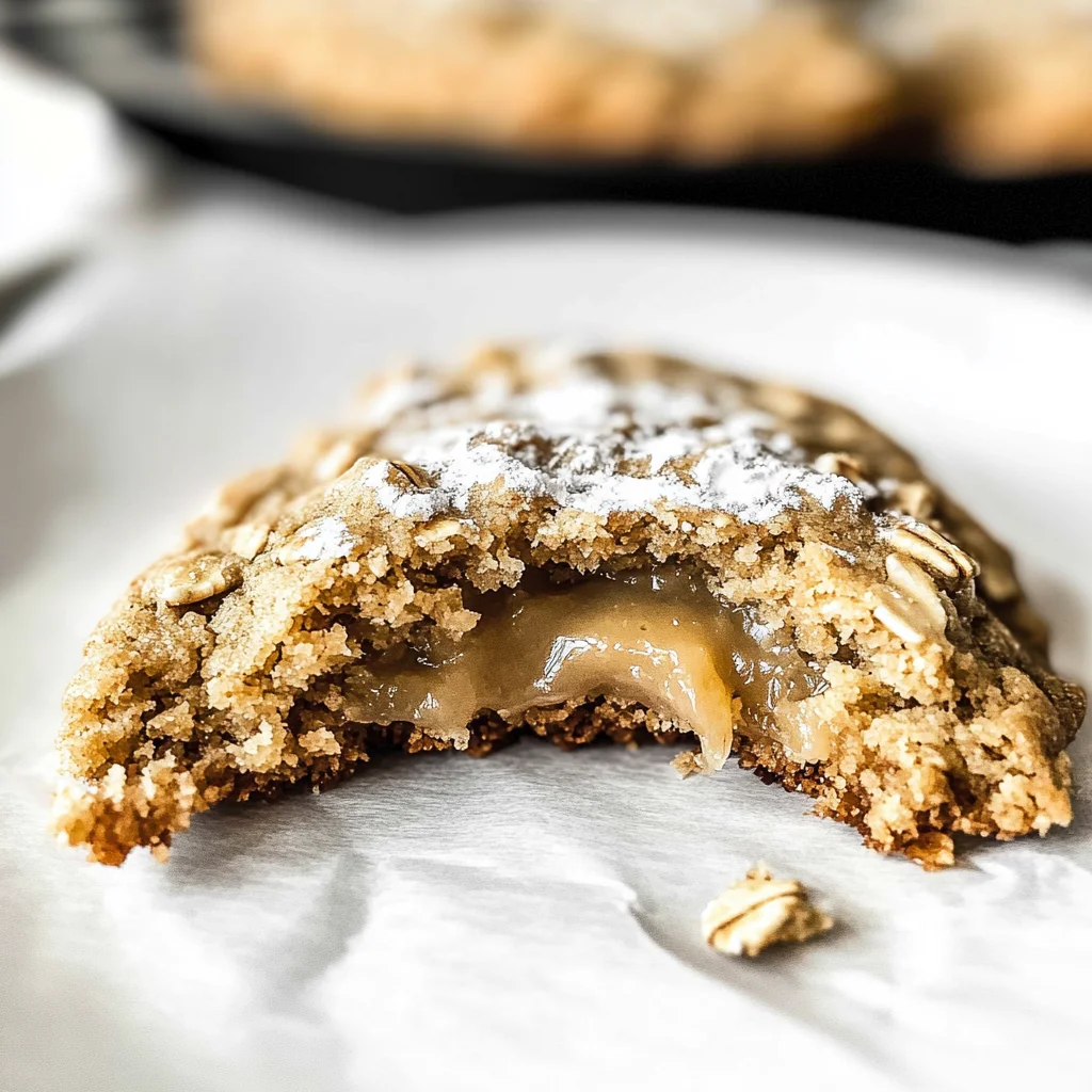 Gooey Butter Oatmeal Cookies (Crack Pie Cookies)