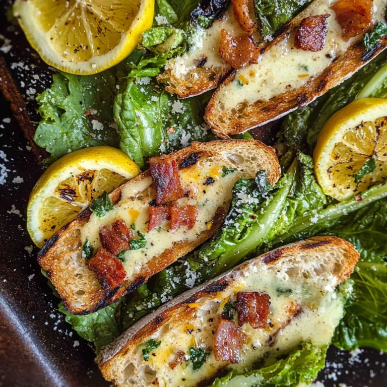Grilled Romaine Caesar Salad Recipe