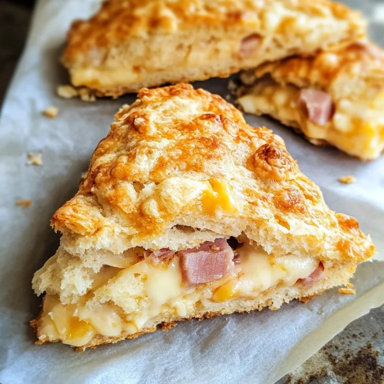 Ham and Cheese Scones