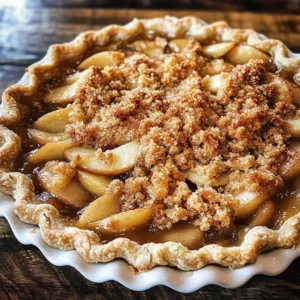 Hot Buttered Rum Apple Pie
