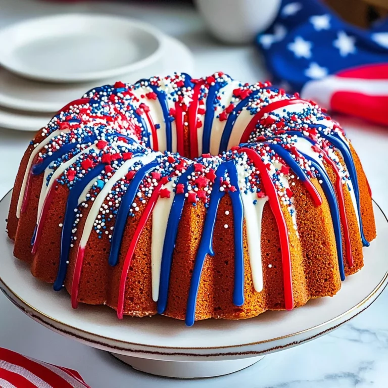Patriotic Bundt Cake