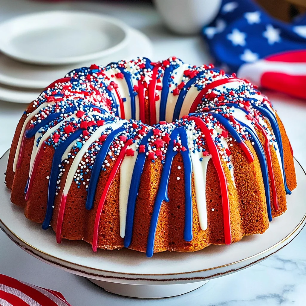 Patriotic Bundt Cake