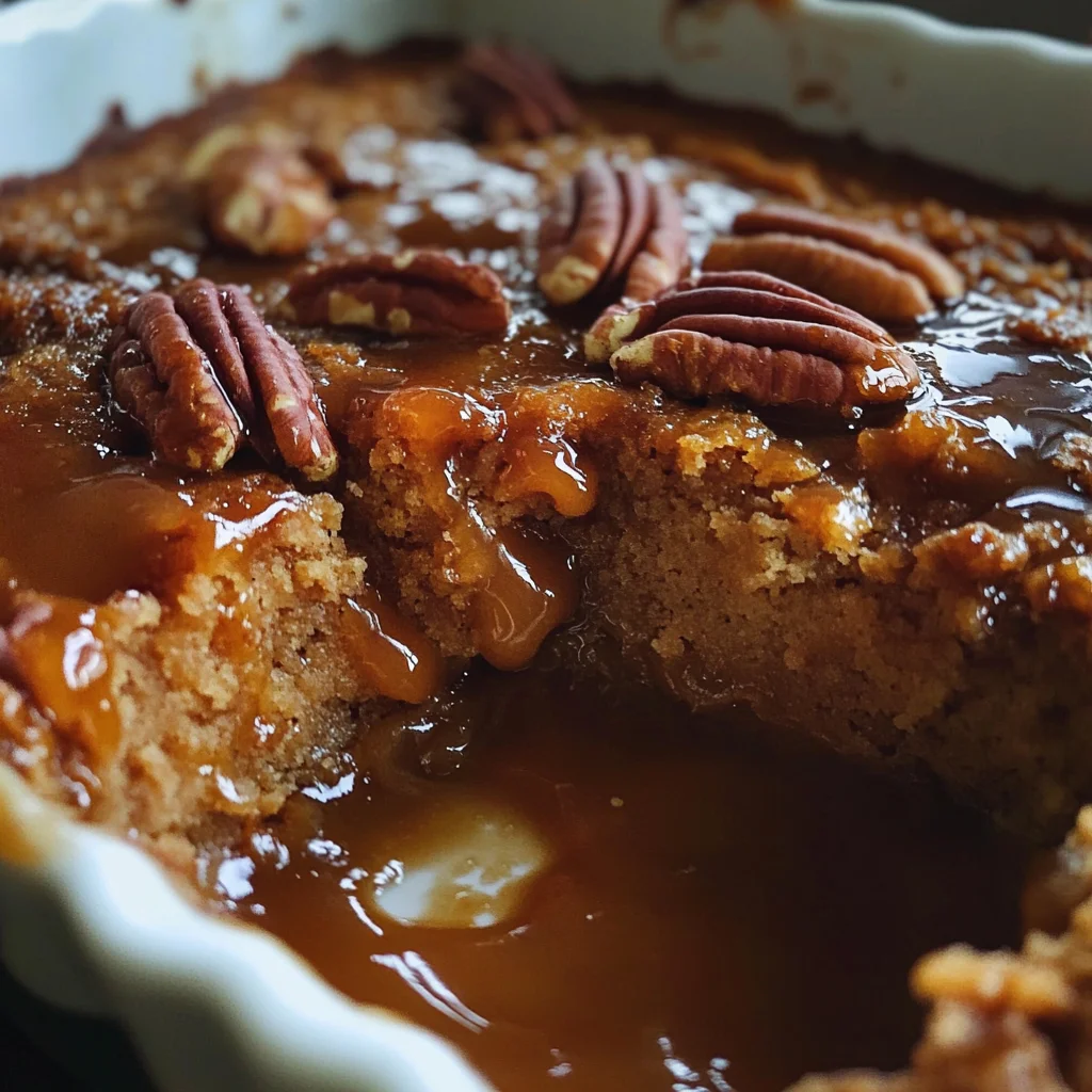 Pumpkin Pecan Cobbler