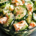 Refreshing California Roll Cucumber Salad in Just 10 Minutes