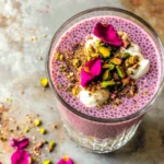 Rose Cardamom Chia Pudding