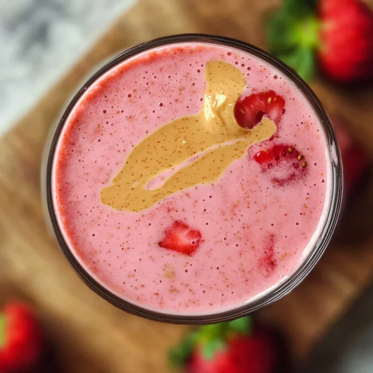 Strawberry Peanut Butter Smoothie
