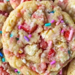 Strawberry Pop Tart Cookies