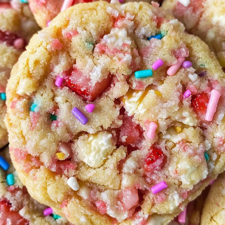 Strawberry Pop Tart Cookies