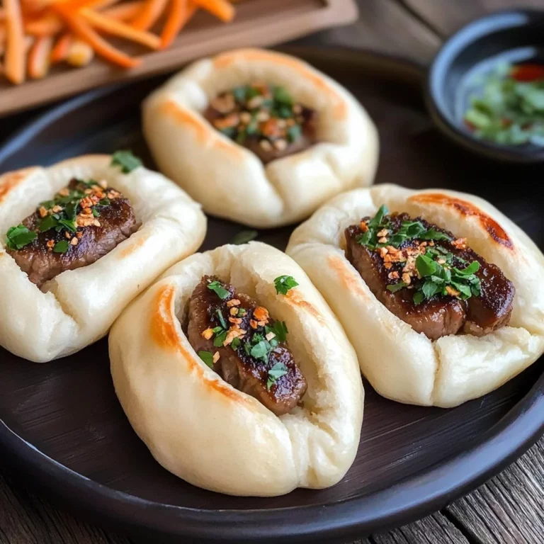 Tender Beef Bao Buns: A Steamed Asian Delight