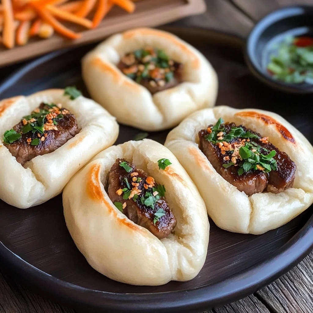 Tender Beef Bao Buns: A Steamed Asian Delight