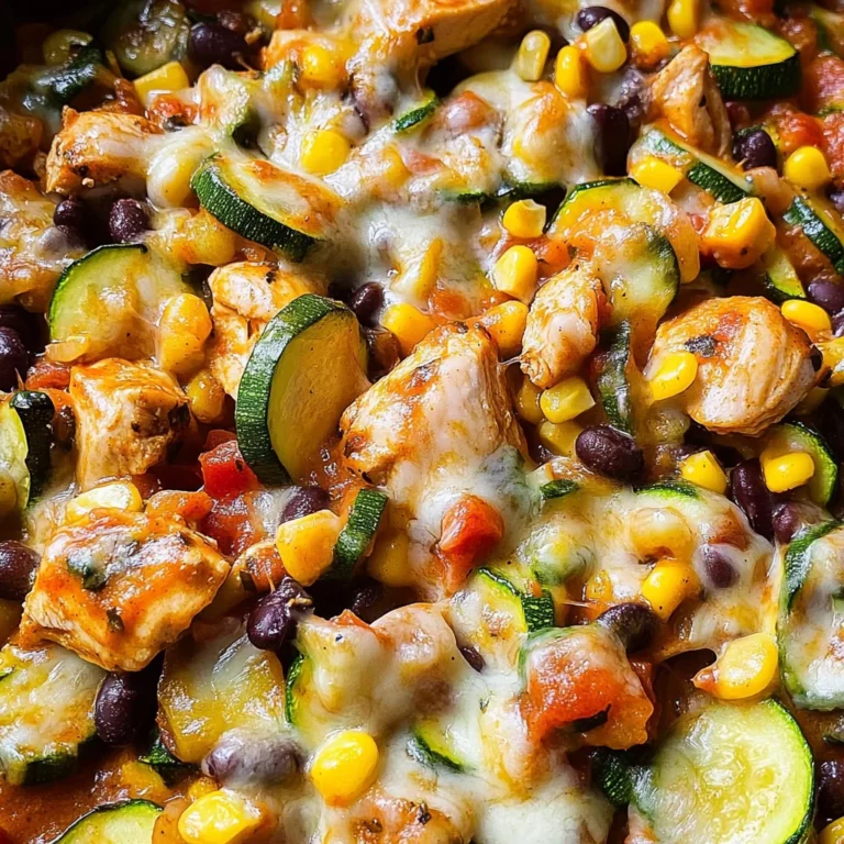 Tex Mex Chicken and Zucchini Recipe