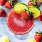 The Best Virgin Strawberry Daiquiri