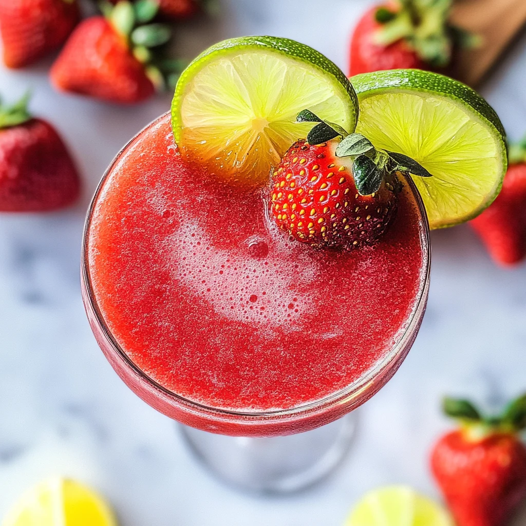 The Best Virgin Strawberry Daiquiri