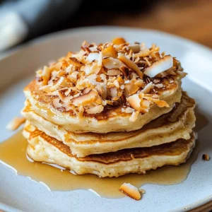 Toasted Coconut Pancakes