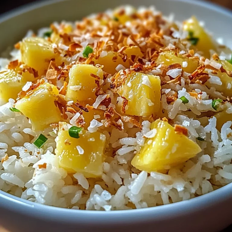 Tropical Coconut Pineapple Rice