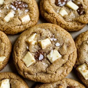 White Chocolate Coffee Cookies