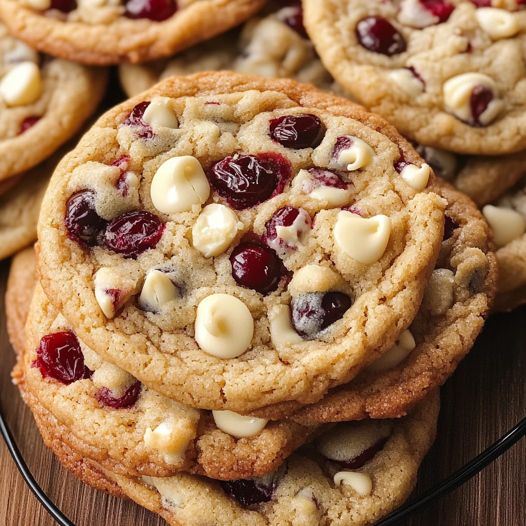 White Chocolate Cranberry Cookies