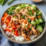 Bang Bang Ground Turkey Rice Bowls