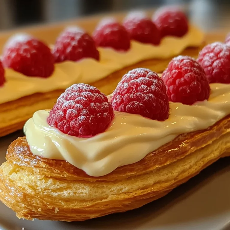 Lemon Raspberry Eclairs