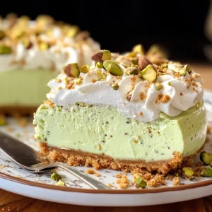 No-Bake Pistachio Cheesecake