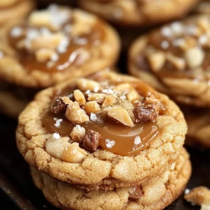 Salted Caramel Crunch Cookies