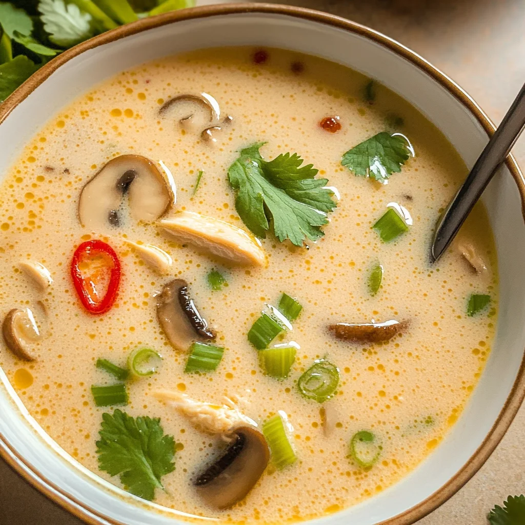 Slow Cooker Tom Kha Soup Recipe